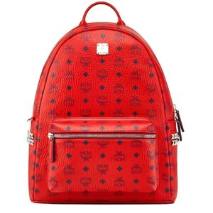 AUTHENTIC Candy Red MCM Backpack!  Brand New!
